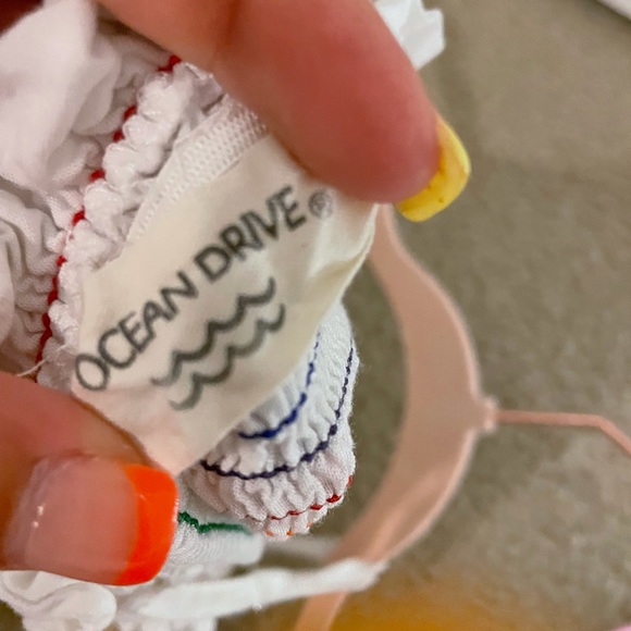 ocean drive ribbed crop top - Picture 3 of 3